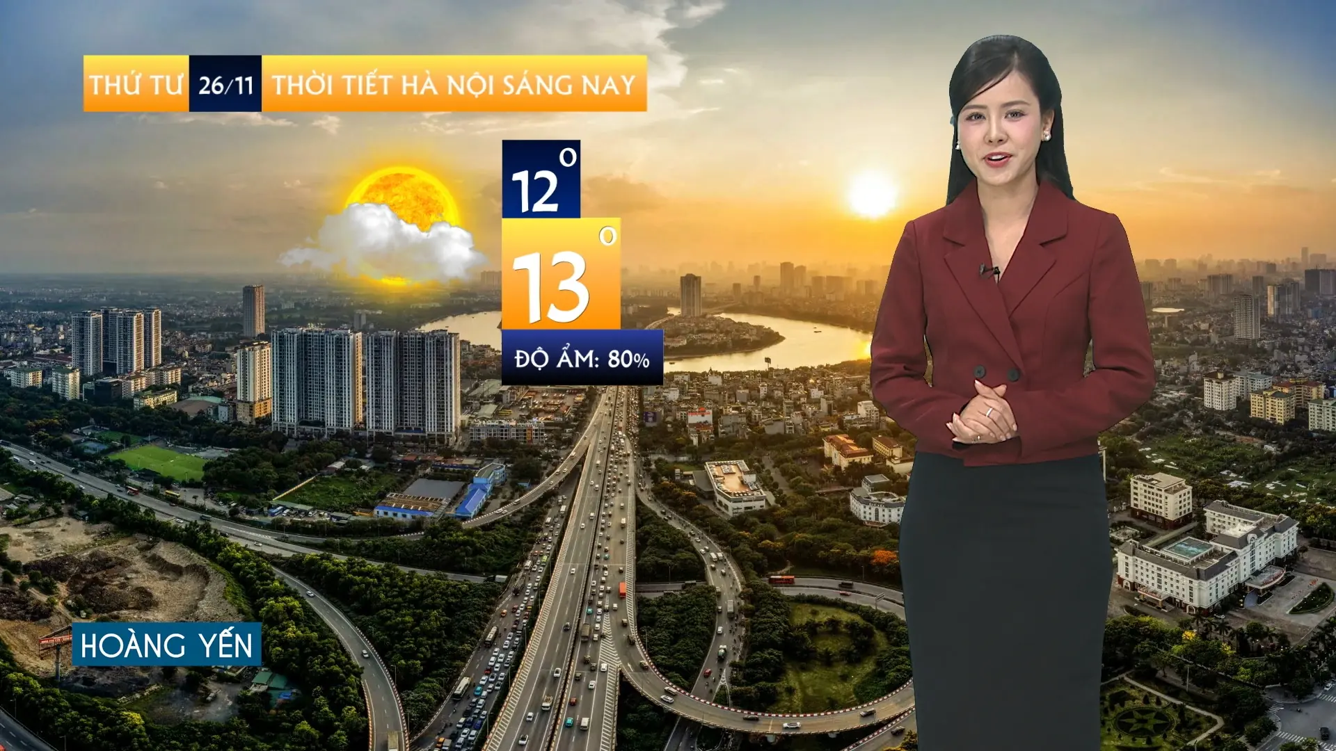 Dự báo thời tiết sáng | 26/11/2025